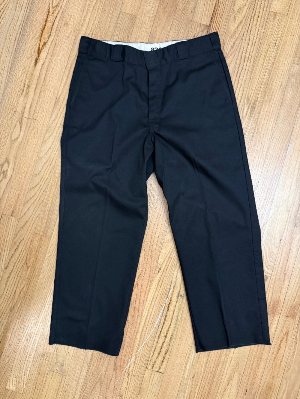 Dickies 874 Original Fit Cropped Work Pants Black 36x27